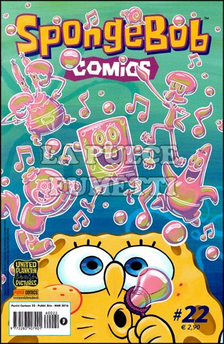 PANINI CARTOON #    22 - SPONGEBOB COMICS 22